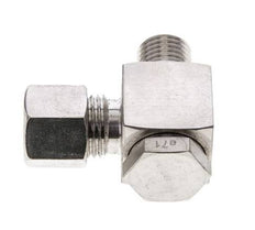 10L & M14x1.5 Stainless Steel Swivel Joint Cutting Fitting with Male Threads 315 bar Rotatable ISO 8434-1