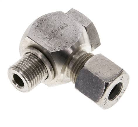 10S & M16x1.5 Stainless Steel Swivel Joint Cutting Fitting with Male Threads 400 bar Rotatable ISO 8434-1