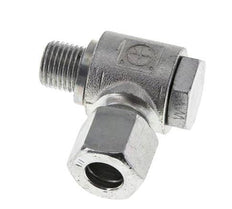 Racor giratorio de acero galvanizado de 10L y G1/4'' con rosca macho 315 bar giratorio ISO 8434-1
