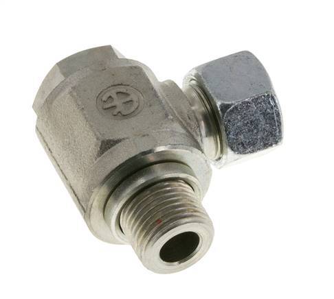 15L & G1/2'' Zink plated Steel Swivel Joint Cutting Fitting with Male Threads 315 bar Rotatable ISO 8434-1