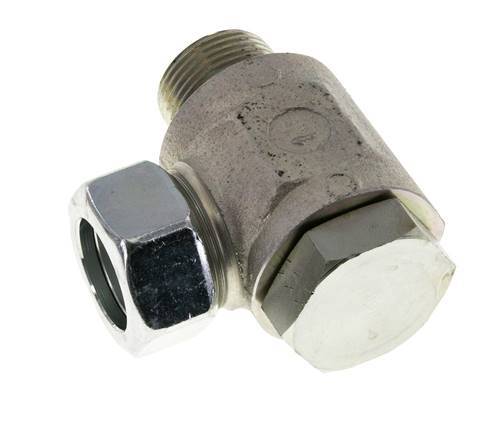 28L & G1'' Zink plated Steel Swivel Joint Cutting Fitting with Male Threads 160 bar Rotatable ISO 8434-1
