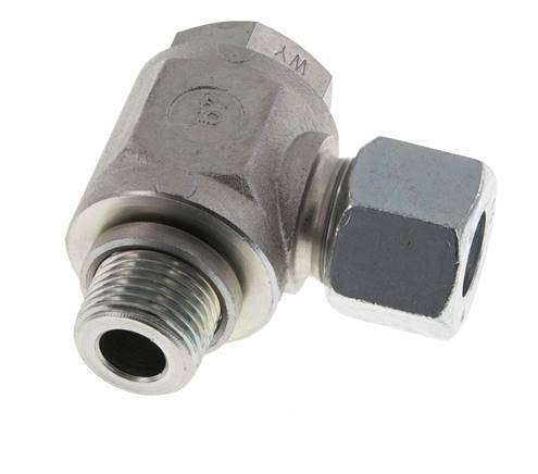 14S & G1/2'' Acero Zincado Racor Giratorio con Rosca Macho 400 bar Giratorio ISO 8434-1