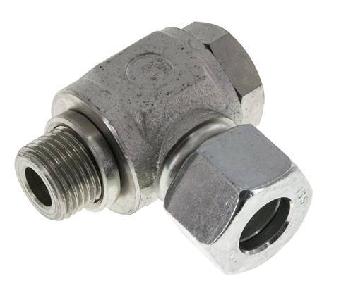 16S & G1/2'' Zink plated Steel Swivel Joint Cutting Fitting with Male Threads 400 bar Rotatable ISO 8434-1