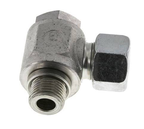 16S & G1/2'' Acero Zincado Racor Giratorio con Rosca Macho 400 bar Giratorio ISO 8434-1