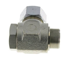 30S & G1-1/4'' Racor giratorio de acero zincado con rosca macho 250 bar giratorio ISO 8434-1