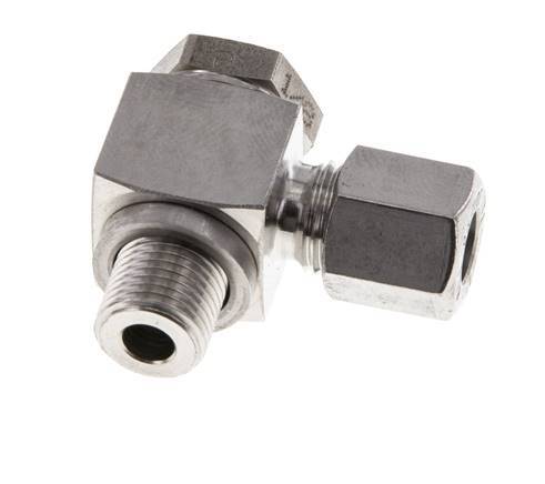6LL & G1/8'' Stainless Steel Swivel Joint Cutting Fitting with Male Threads 100 bar Rotatable ISO 8434-1