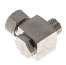 Accesorio de corte de unión giratoria de acero inoxidable 22L y G3/4'' con rosca macho 160 bar giratorio ISO 8434-1