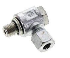 8L & M12x1,5 Racor giratorio de acero cincado con rosca macho 315 bar Anillo NBRO Giratorio ISO 8434-1