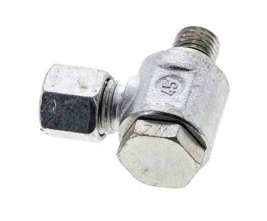 8L & M12x1,5 Racor giratorio de acero cincado con rosca macho 315 bar Anillo NBRO Giratorio ISO 8434-1