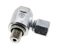 8L & M12x1,5 Racor giratorio de acero cincado con rosca macho 315 bar Anillo NBRO Giratorio ISO 8434-1