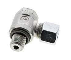 10L & M14x1.5 Zink plated Steel Swivel Joint Cutting Fitting with Male Threads 315 bar NBRO-ring Rotatable ISO 8434-1