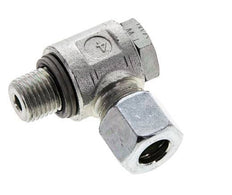 10L & M14x1.5 Zink plated Steel Swivel Joint Cutting Fitting with Male Threads 315 bar NBRO-ring Rotatable ISO 8434-1