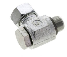 18L & M22x1.5 Zink plated Steel Swivel Joint Cutting Fitting with Male Threads 315 bar NBRO-ring Rotatable ISO 8434-1