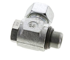 18L & M22x1.5 Zink plated Steel Swivel Joint Cutting Fitting with Male Threads 315 bar NBRO-ring Rotatable ISO 8434-1