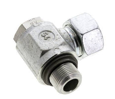 18L & M22x1.5 Zink plated Steel Swivel Joint Cutting Fitting with Male Threads 315 bar NBRO-ring Rotatable ISO 8434-1