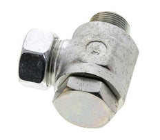 28L & M33x2 Zink plated Steel Swivel Joint Cutting Fitting with Male Threads 160 bar NBRO-ring Rotatable ISO 8434-1