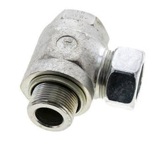 Racor giratorio de acero cincado 28L y M33x2 con rosca macho 160 bar Anillo NBRO Giratorio ISO 8434-1