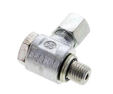 6S & M12x1.5 Zink plated Steel Swivel Joint Cutting Fitting with Male Threads 400 bar NBRO-ring Rotatable ISO 8434-1