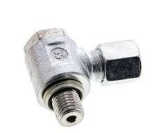 6S & M12x1.5 Zink plated Steel Swivel Joint Cutting Fitting with Male Threads 400 bar NBRO-ring Rotatable ISO 8434-1