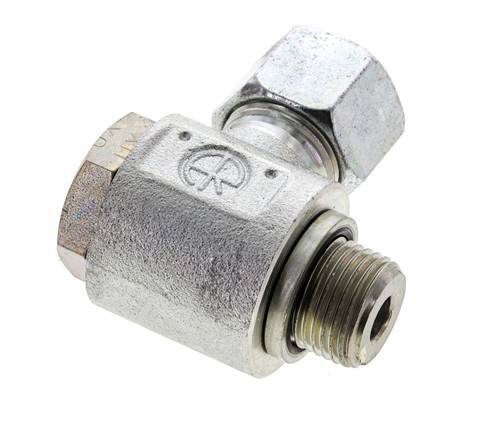12S & M18x1.5 Racor giratorio de acero cincado con rosca macho 400 bar Anillo NBRO Giratorio ISO 8434-1