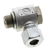 12S & M18x1.5 Racor giratorio de acero cincado con rosca macho 400 bar Anillo NBRO Giratorio ISO 8434-1