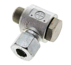 12S & M18x1.5 Racor giratorio de acero cincado con rosca macho 400 bar Anillo NBRO Giratorio ISO 8434-1