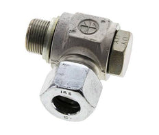 16S & M22x1.5 Racor giratorio de acero cincado con rosca macho 400 bar Anillo NBRO Giratorio ISO 8434-1