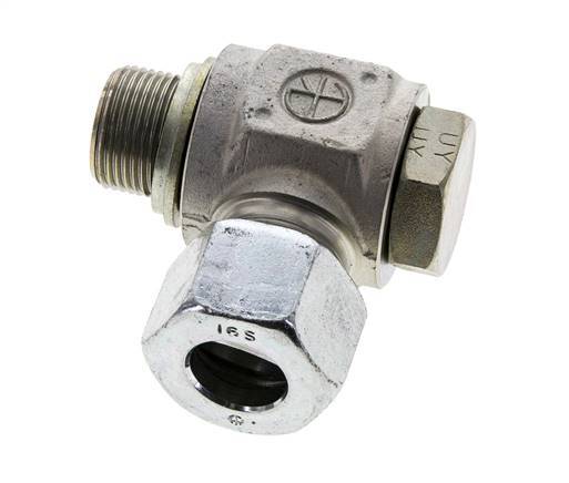 16S & M22x1.5 Zink plated Steel Swivel Joint Cutting Fitting with Male Threads 400 bar NBRO-ring Rotatable ISO 8434-1