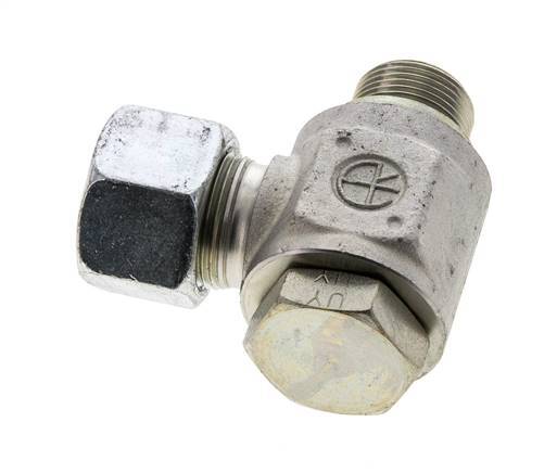 16S & M22x1.5 Racor giratorio de acero cincado con rosca macho 400 bar Anillo NBRO Giratorio ISO 8434-1