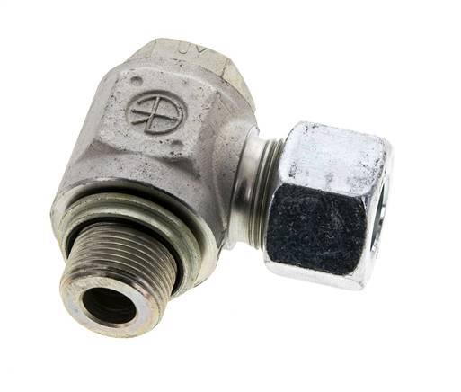 16S & M22x1.5 Racor giratorio de acero cincado con rosca macho 400 bar Anillo NBRO Giratorio ISO 8434-1
