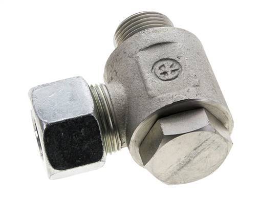 20S & M27x2 Zink plated Steel Swivel Joint Cutting Fitting with Male Threads 400 bar NBRO-ring Rotatable ISO 8434-1