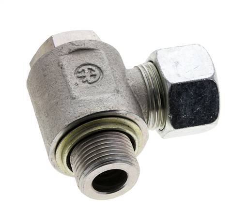 20S & M27x2 Racor giratorio de acero cincado con rosca macho 400 bar Anillo NBRO Giratorio ISO 8434-1