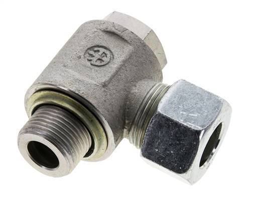 20S & M27x2 Racor giratorio de acero cincado con rosca macho 400 bar Anillo NBRO Giratorio ISO 8434-1