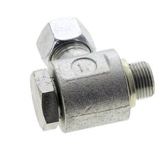 12L & G3/8'' Acero Zincado Racor Giratorio con Rosca Macho 315 bar NBRO-ring Giratorio ISO 8434-1