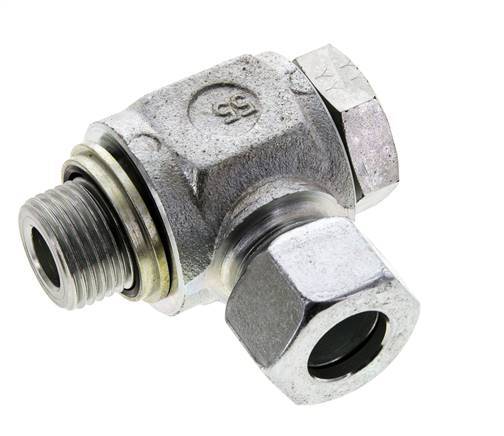 15L & G1/2'' Zink plated Steel Swivel Joint Cutting Fitting with Male Threads 315 bar NBRO-ring Rotatable ISO 8434-1