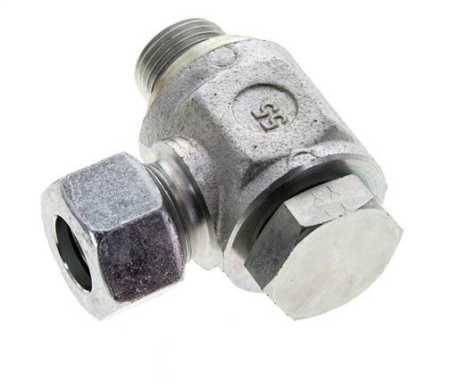 15L & G1/2'' Acero Zincado Racor Giratorio con Rosca Macho 315 bar NBRO-ring Giratorio ISO 8434-1