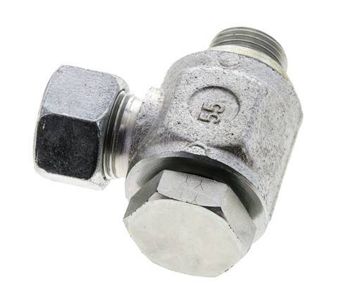 15L & G1/2'' Acero Zincado Racor Giratorio con Rosca Macho 315 bar NBRO-ring Giratorio ISO 8434-1