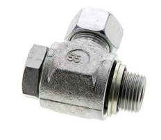 15L & G1/2'' Acero Zincado Racor Giratorio con Rosca Macho 315 bar NBRO-ring Giratorio ISO 8434-1