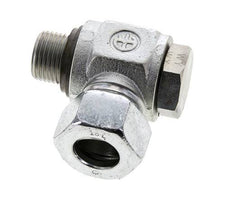 18L & G1/2'' Zink plated Steel Swivel Joint Cutting Fitting with Male Threads 315 bar NBRO-ring Rotatable ISO 8434-1