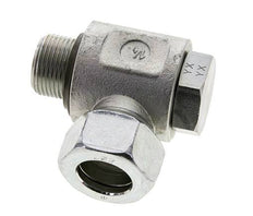 22L & G3/4'' Acero Zincado Racor Giratorio con Rosca Macho 160 bar NBRO-ring Giratorio ISO 8434-1