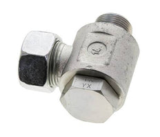22L & G3/4'' Acero Zincado Racor Giratorio con Rosca Macho 160 bar NBRO-ring Giratorio ISO 8434-1