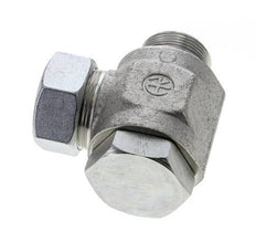 35L & G1-1/4'' Zink plated Steel Swivel Joint Cutting Fitting with Male Threads 160 bar NBRO-ring Rotatable ISO 8434-1