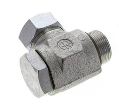 35L & G1-1/4'' Zink plated Steel Swivel Joint Cutting Fitting with Male Threads 160 bar NBRO-ring Rotatable ISO 8434-1
