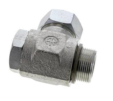 35L & G1-1/4'' Zink plated Steel Swivel Joint Cutting Fitting with Male Threads 160 bar NBRO-ring Rotatable ISO 8434-1