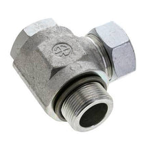 35L & G1-1/4'' Zink plated Steel Swivel Joint Cutting Fitting with Male Threads 160 bar NBRO-ring Rotatable ISO 8434-1