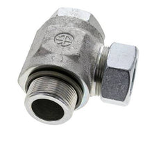 35L & G1-1/4'' Zink plated Steel Swivel Joint Cutting Fitting with Male Threads 160 bar NBRO-ring Rotatable ISO 8434-1