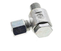 6S & G1/4'' Acero Zincado Racor Giratorio con Rosca Macho 400 bar NBRO-ring Giratorio ISO 8434-1