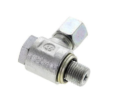 6S & G1/4'' Acero Zincado Racor Giratorio con Rosca Macho 400 bar NBRO-ring Giratorio ISO 8434-1