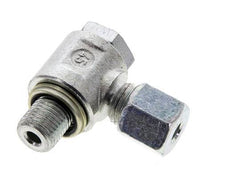 6S & G1/4'' Acero Zincado Racor Giratorio con Rosca Macho 400 bar NBRO-ring Giratorio ISO 8434-1