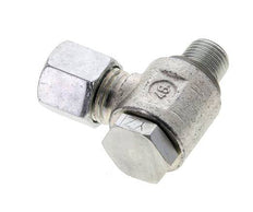 8S & G1/4'' Zink plated Steel Swivel Joint Cutting Fitting with Male Threads 400 bar NBRO-ring Rotatable ISO 8434-1